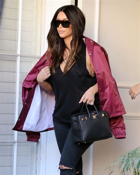 kim kardashian hermes birkin bag collection|kim kardashian purple bag.